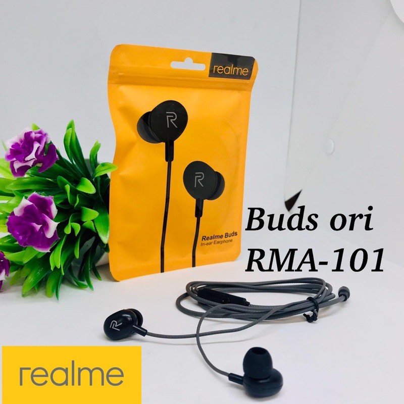 PROMO HANDSFREE REALME BUDS RMA-101 IN EAR EARPHONE RMA101