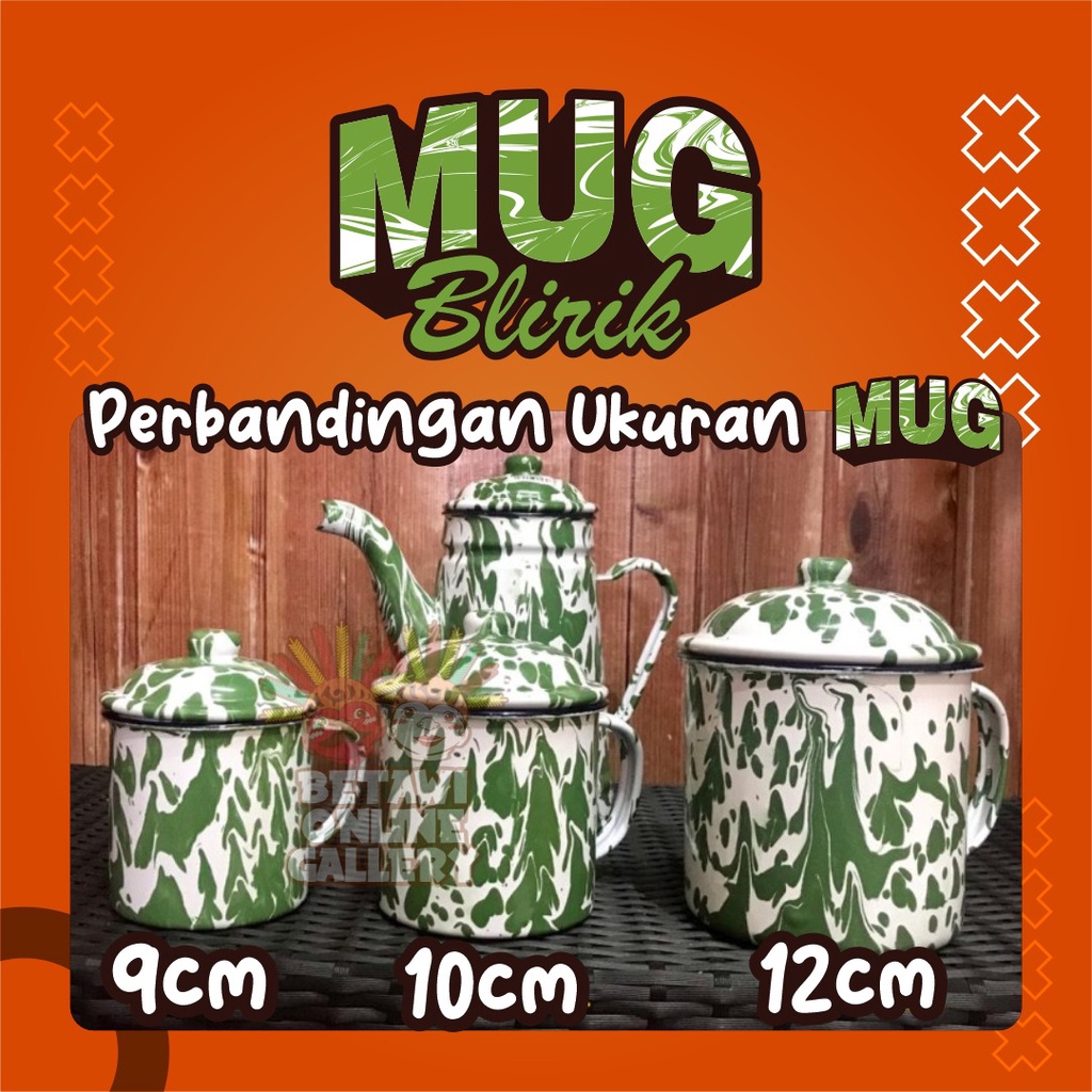 Mug Belirik 9 cm [SATUAN]