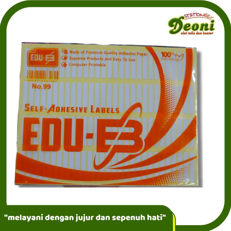 

Edu-B Label sticker 99 isi 7