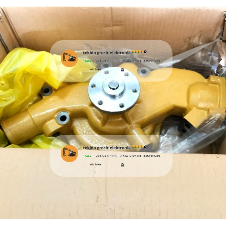 Waterpump PC200-6 6D95 KOMATSU 6209-61-1100