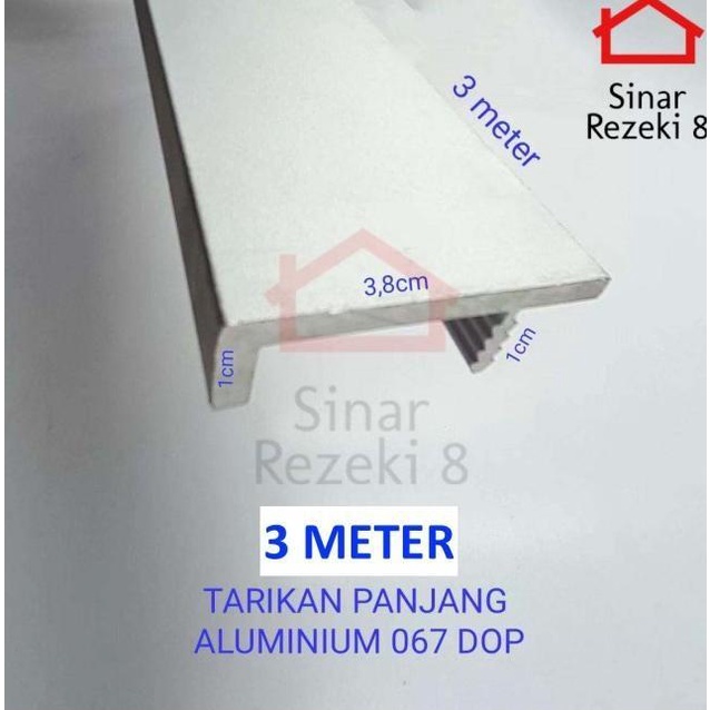 Tarikan Handle Lemari Profil Aluminium 067 Lis Frame Pintu Minimalis
