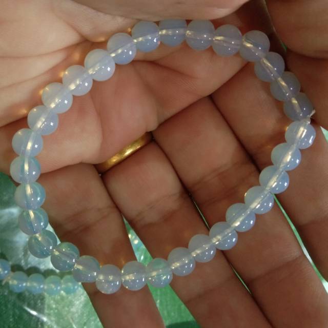 Gelang batu biduri bulan 6mm