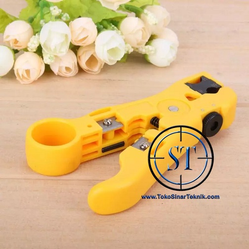 Rotary Stripper Wire Cable Tool Cutter Alat Pengupas Kupas Kabel RJ45 RJ11 Automatic Network