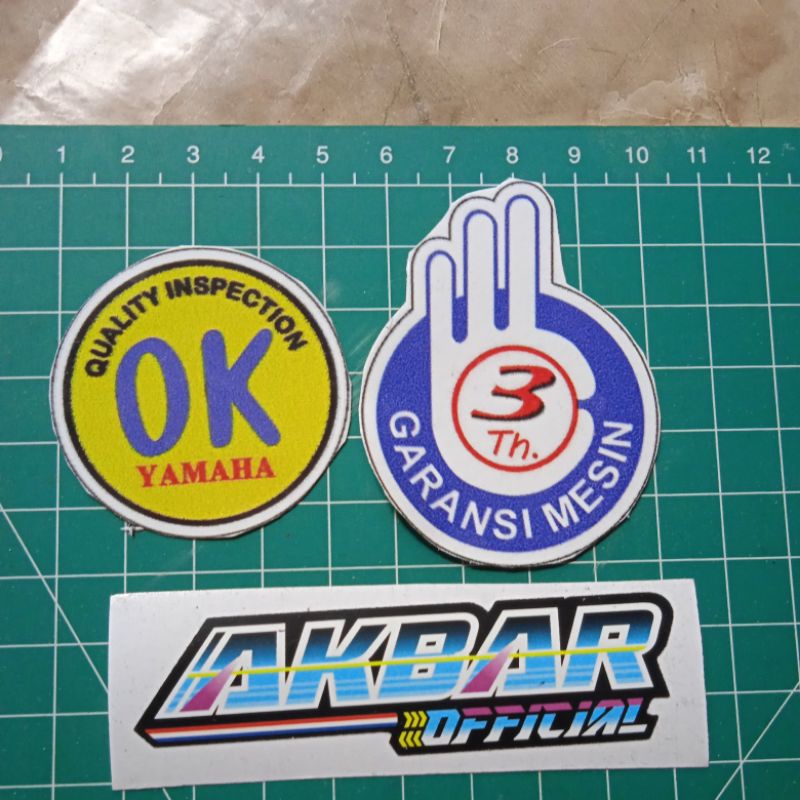 STIKER GARANSI 3 TAHUN YAMAHA