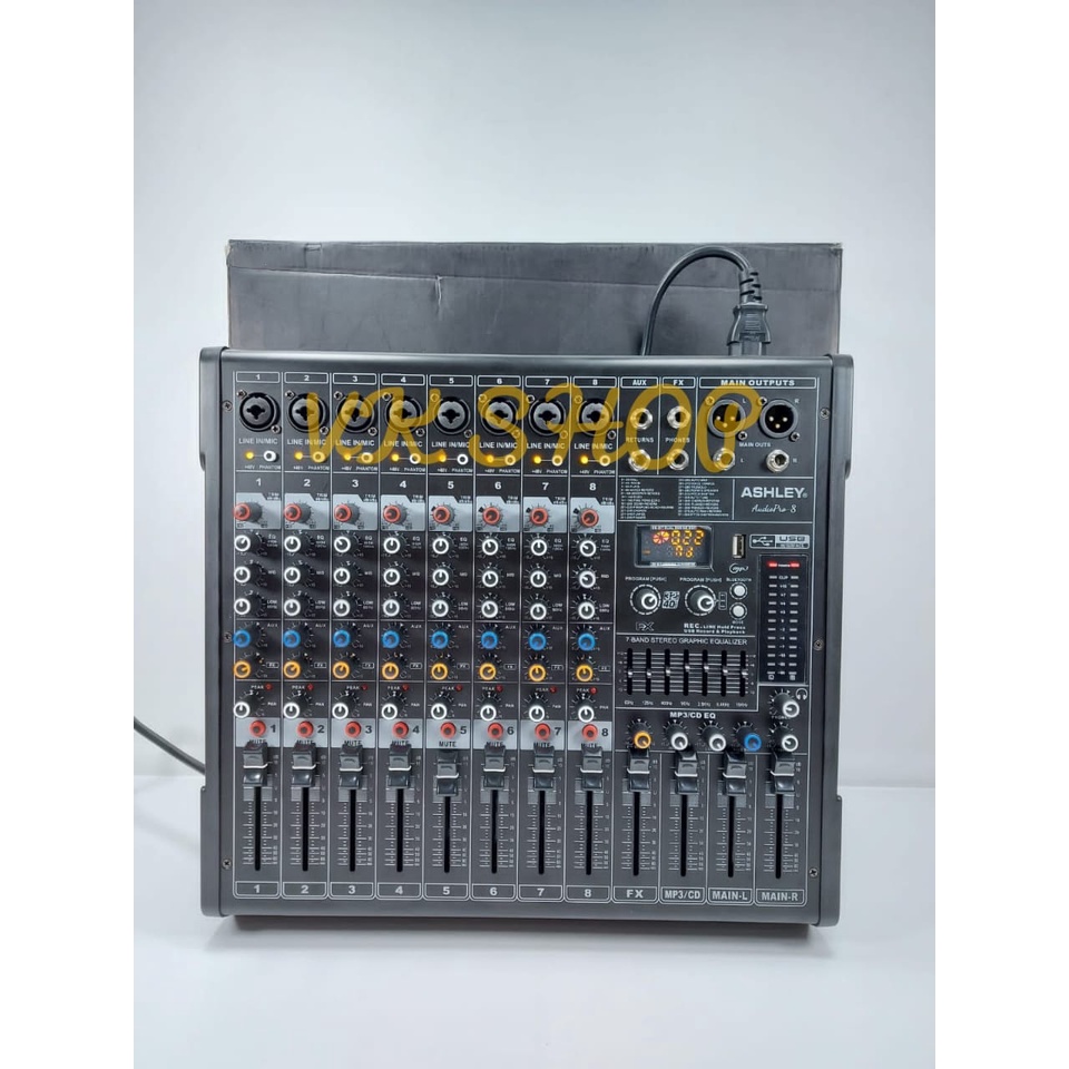 MIXER AUDIO ASHLEY AUDIO PRO8/AUDIO PRO 8 ORIGINAL 8 CHANNEL AUDIOPRO8