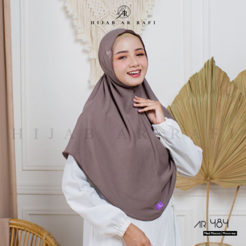 TERBARU ✅ AR 484 HIJAB INSTAN by HIJAB AR RAFI ORIGINAL || INAYAHHIJAB-Medmocca