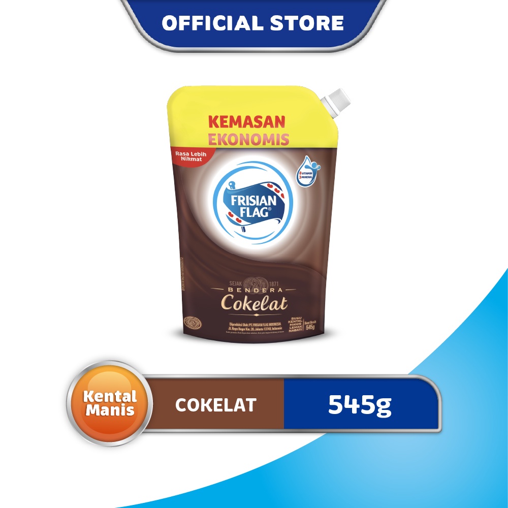 

Frisian Flag Bendera Kental Manis Cokelat Pouch 545g - 1 pcs