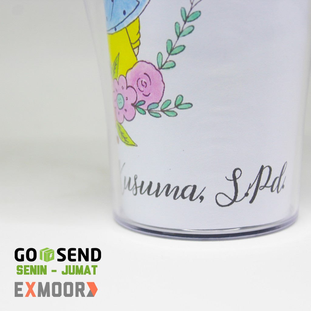 Exmoor Tumbler Wisudawati Hijab 2 Untuk Kado Wisuda