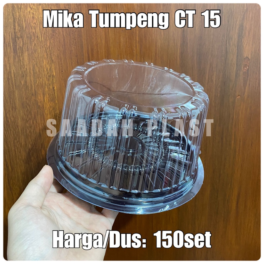 Mika Tumpeng Mini 15cm - CT 15 - Tray Cake Tart Bolu Bulat - CT15 Isi 150set