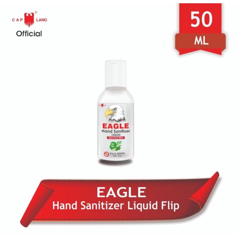 EAGLE HAND SANITIZER SPRAY 50 ML Aloe Euca Mint Cap Lang