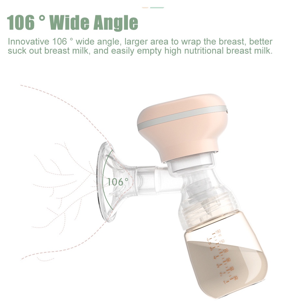 Single Electric Breast pump Pompa ASI Elektrik Portable Rechargeable