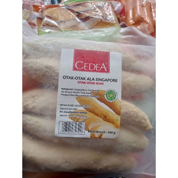 

Otak-otak Ala Singapura 1/2 Kg (Cedea)