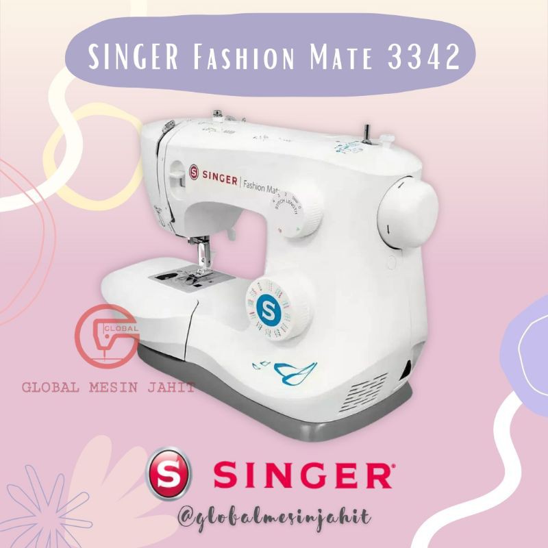 SINGER Fashion Mate 3342 Mesin Jahit Portable