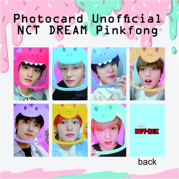 Photocard Unofficial NCT Dream X Pinkfong