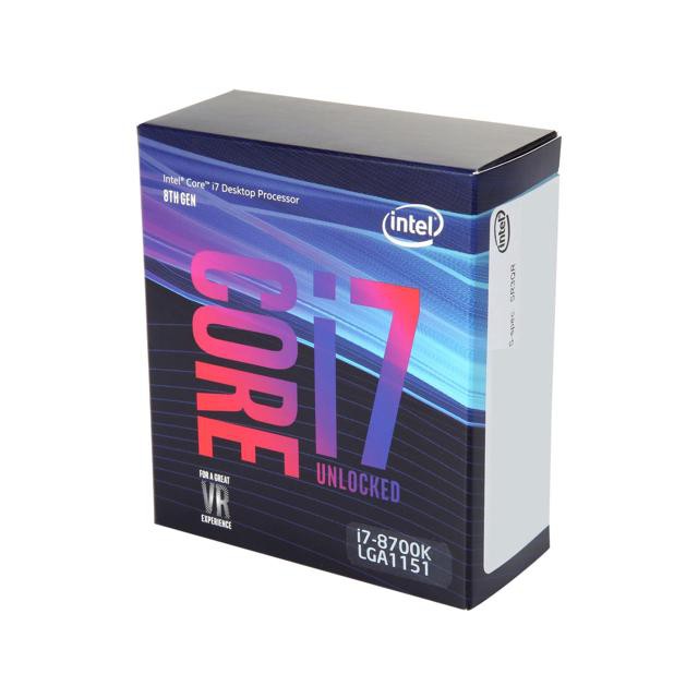 Intel® Core™ i7-8700K up to 4.70Ghz