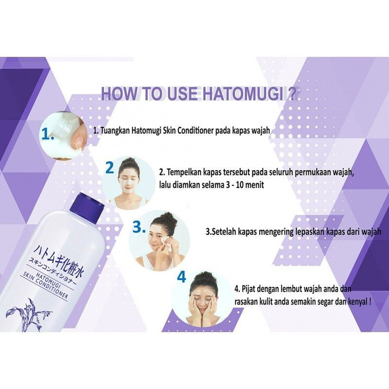 HATOMUGI SKIN CONDITIONER 500ML - GRATIS BOTOL SPRAY