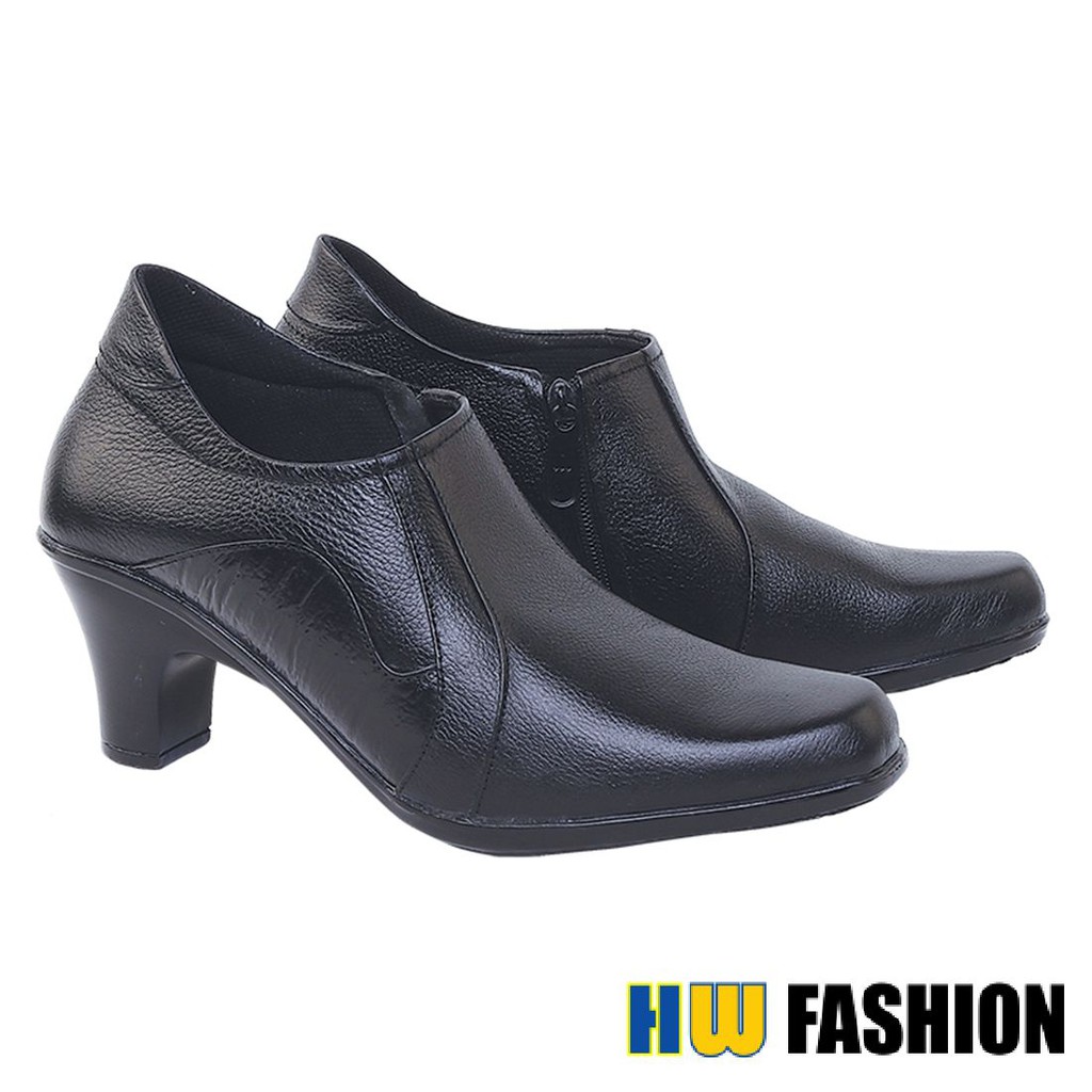 RAINDOZ - RUP 041 Sepatu Formal / Kerja Wanita Kulit HITAM murah original cibaduyut keren