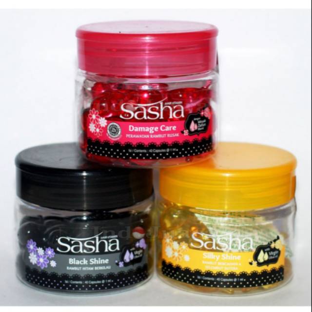 Sasha Vitamin Rambut in Jar isi 40
