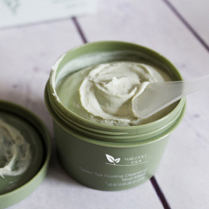 [MAIGOOLE] MASKER WAJAH GREEN TEA CLAY MASK | PORE CLEAN CLAY MASK