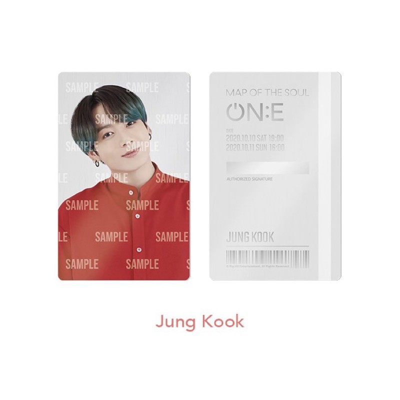 [READY] Ticket Card Concert Online ON:E (BTS Jungkook)