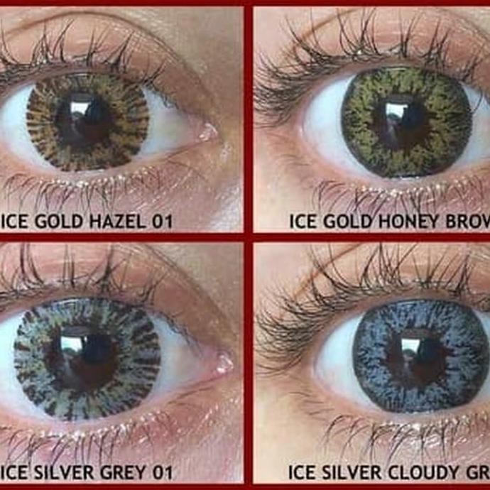 Murah X2 Ice Gold Softlens Grosir | Shopee Indonesia