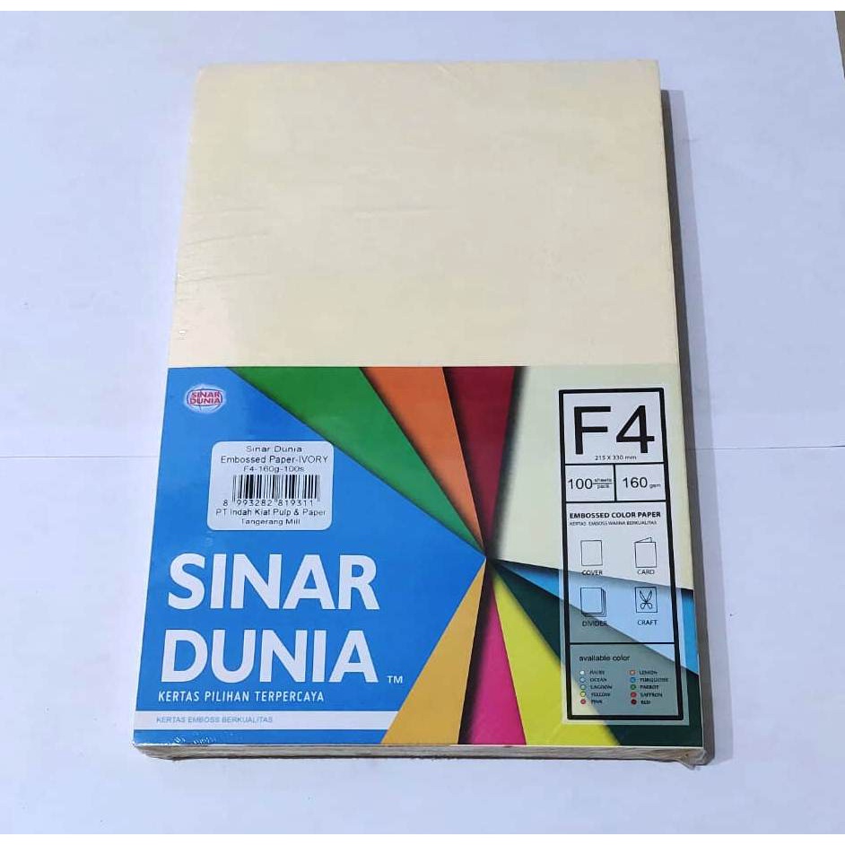 

Kertas Buffalo Bufalo Bufallo Embossed Sinar Dunia SIDU F4