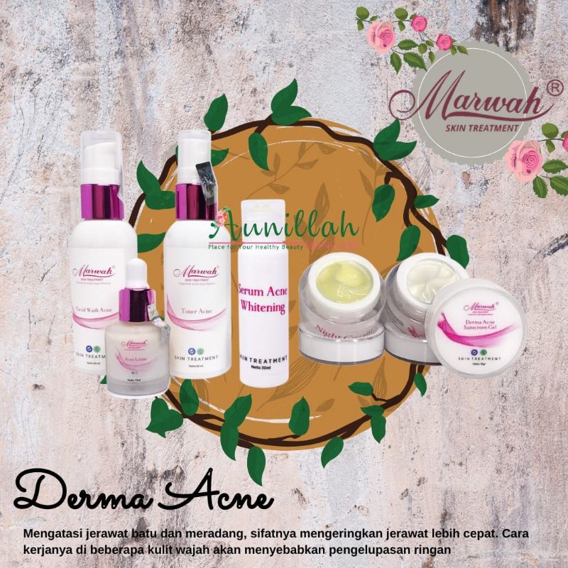 MARWAH SKINCARE PAKET DERMA ACNE