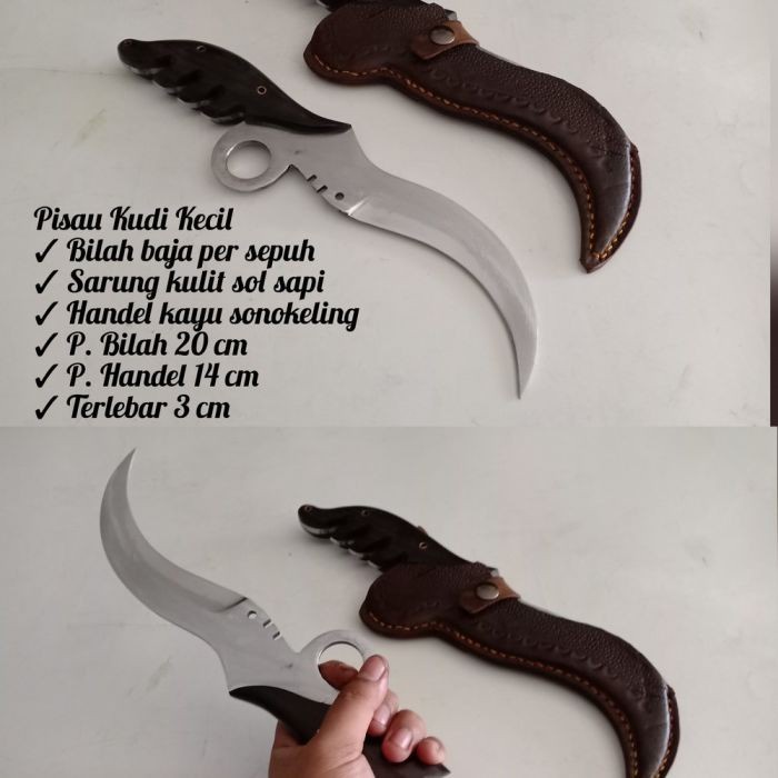 ✨READY✨ pisau kudi pisau kerambit pisau silat merpati putih