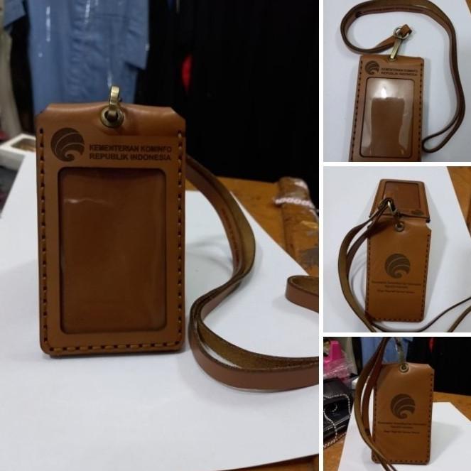 

Office & Stationery | Document Organizer | Nametag Id Card Holder Kominfo (Asli Kulit) | Best Seller