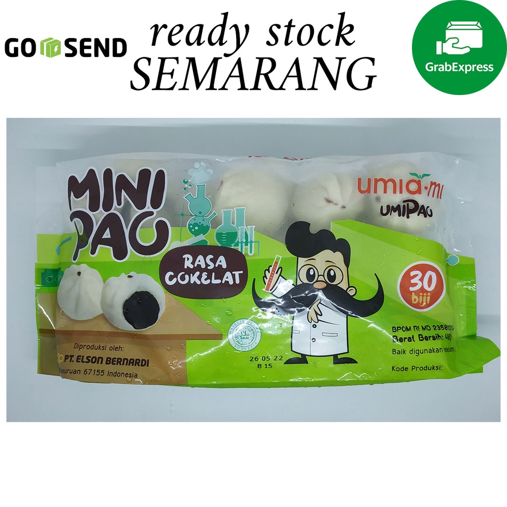 

Umiami Mini Pao 480 Gram Coklat Isi 30 Bakpao