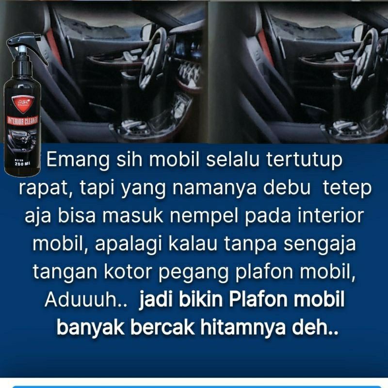 Pembersih interior mobil penghilang noda plafon jok mobil ukuran 250ml