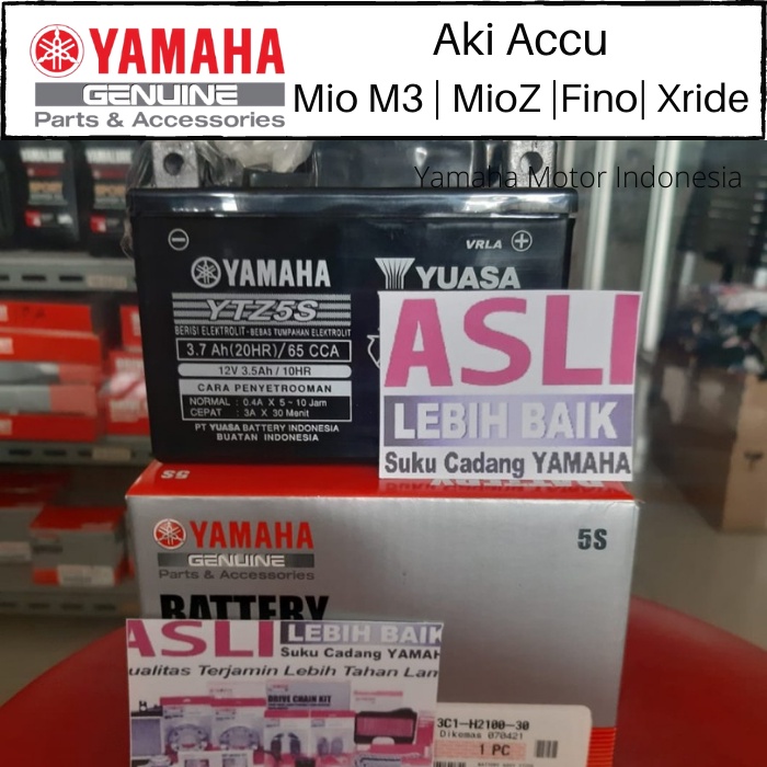 Aki Accu Yuasa Yamaha Mio M3 | Mio Z | Mio S