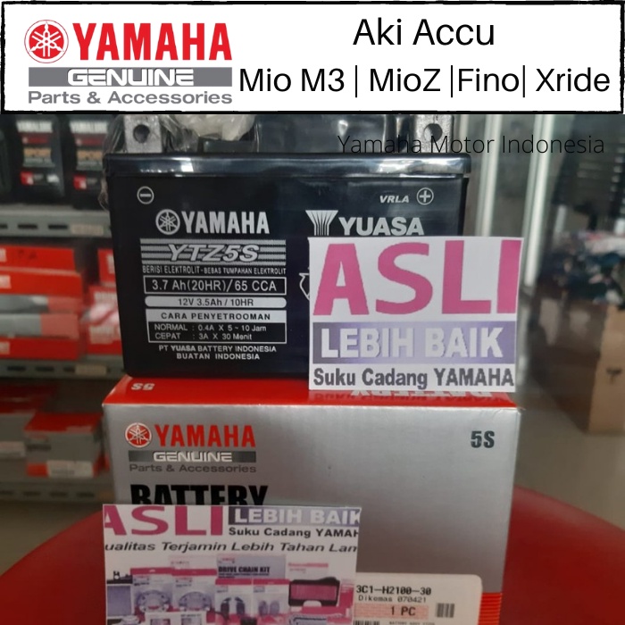 Aki Accu Yuasa Yamaha Mio Z Original