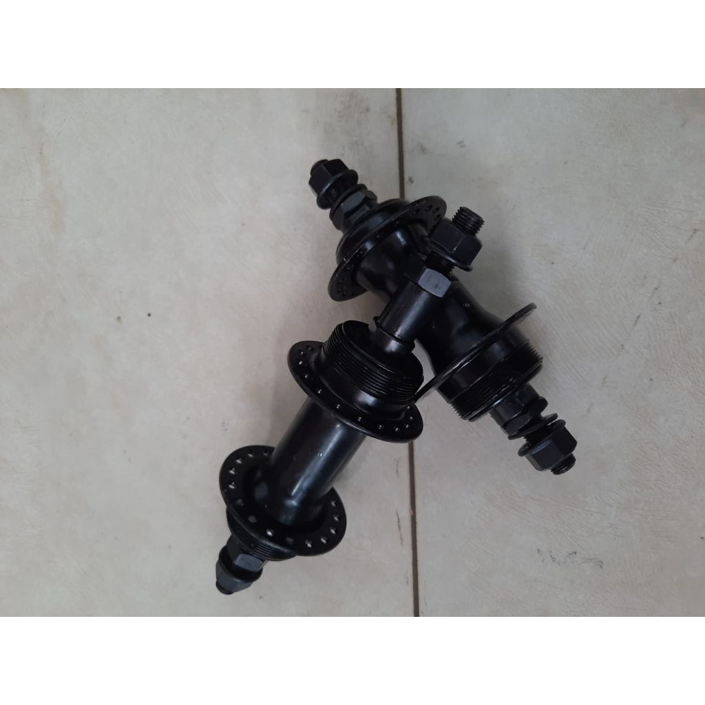 TERMURAH!!! Hub Sepeda Double Drat / 36 Hole / PACIFIC Hitam Polos / Realpict