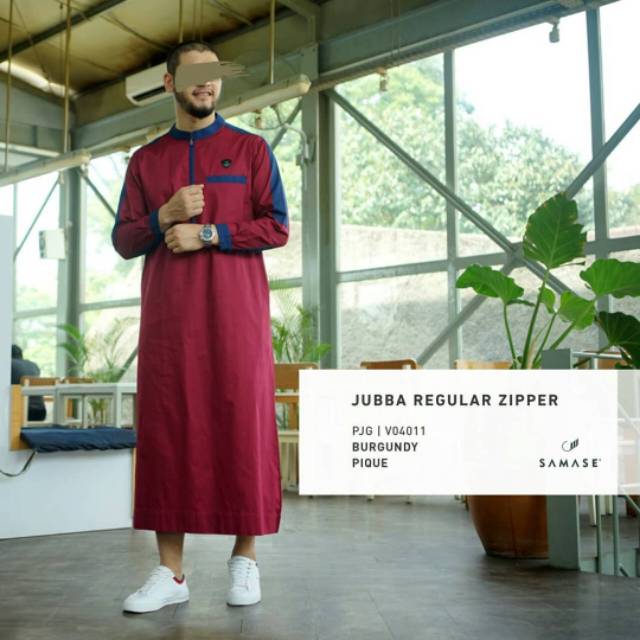 SAMASE JUBBA REGULAR ZIPPER PJG V-040 BURGUNDY