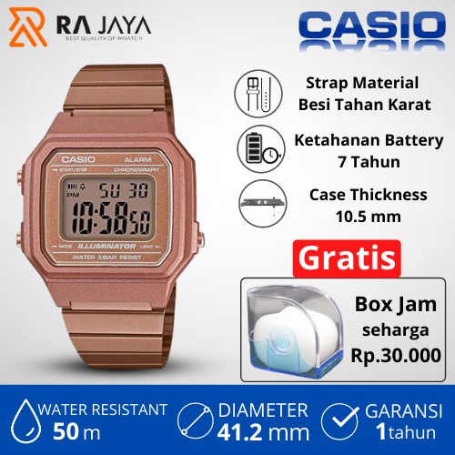 CASIO Jam Tangan Casio Wanita General Digital Ladies B650WC-5ADF / B650WC / B650WC5