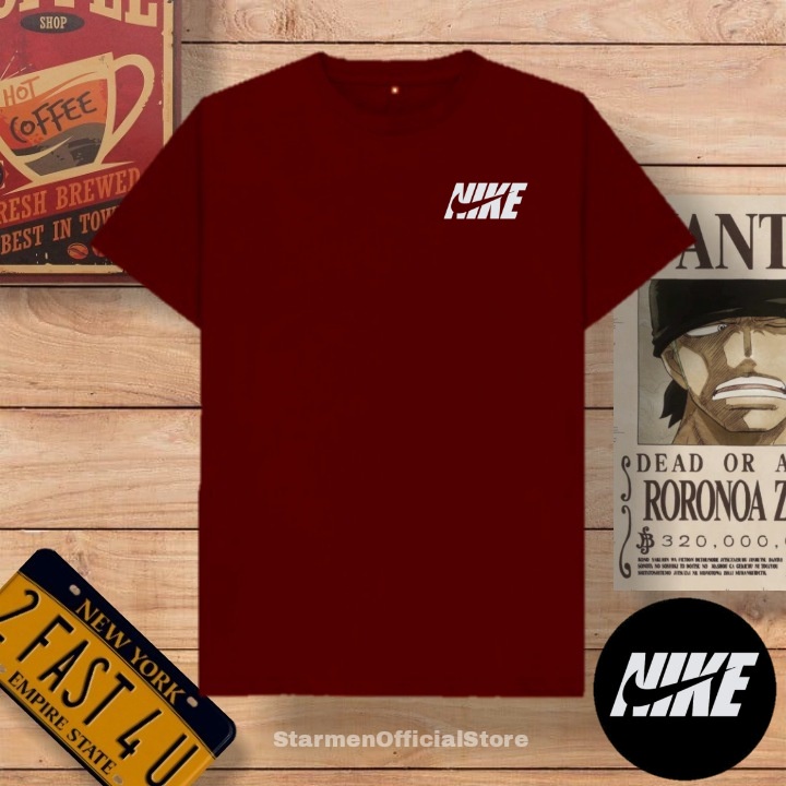 Kaos Distro Unisex LOGO NK Katun Combed 30s / sablon polyflex /polyflex premium / Pakaian Pria Wanita Atasan Cowok Cewek /kaos kekinian / kaos viral / tshirt tumbrl tee basic /SIZE M , L , XL , XXL / kaus oblong oversize kaos murah best seller ready