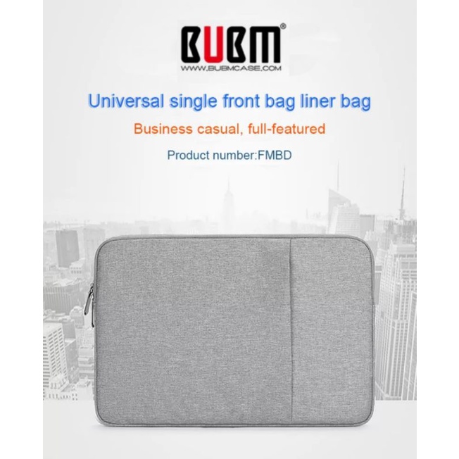 BUBM (FMBD) Tas Laptop / Sleeve Case Laptop / Pelindung Laptop / Case Laptop