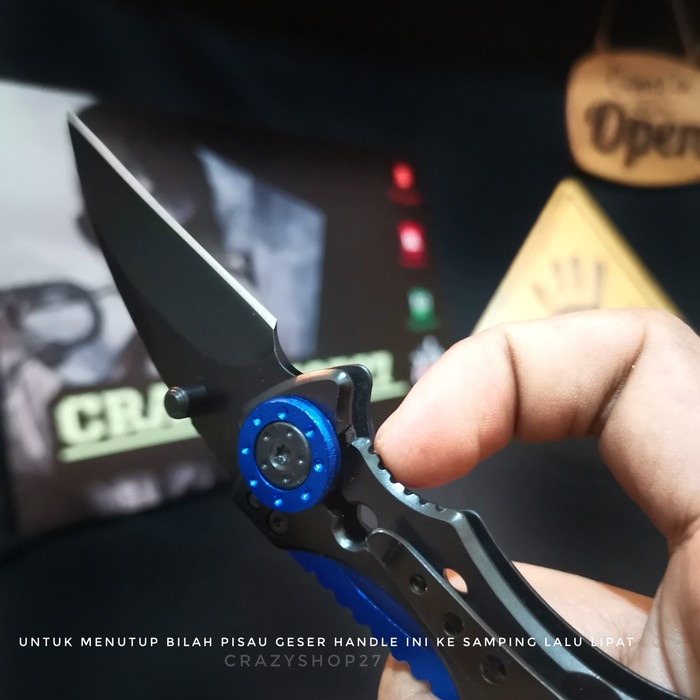 Pisau Lipat Pocket Survival D21 / Survival Kit / Pisau Lipat