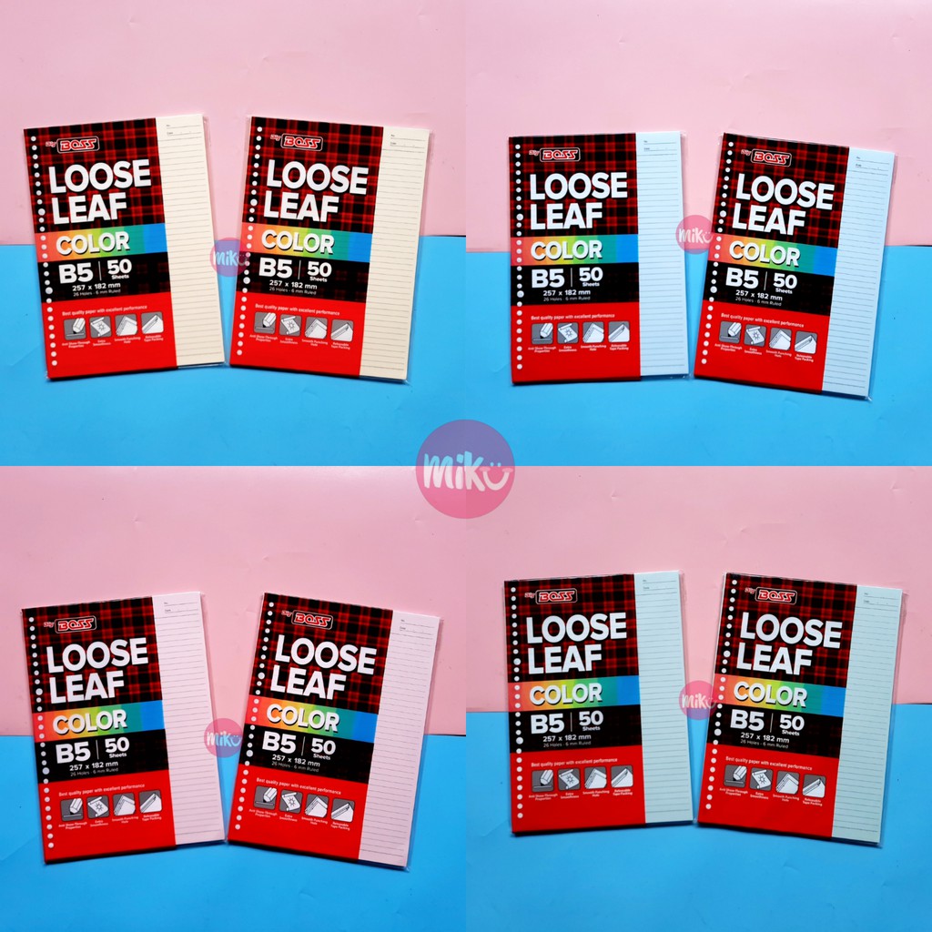 

LOOSE LEAF ISI BINDER GARIS B5