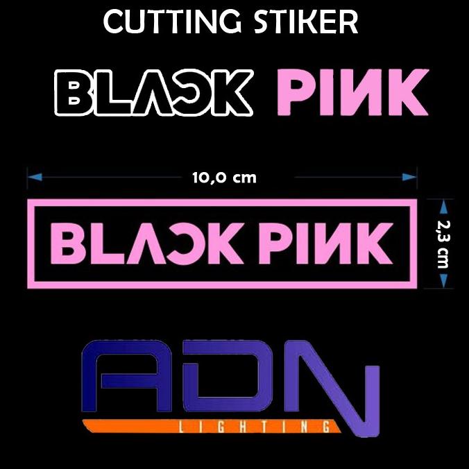 

Cutting Sticker Stiker Blackpink Logo 10 CM x 2.3 CM and-off91 Segera Beli