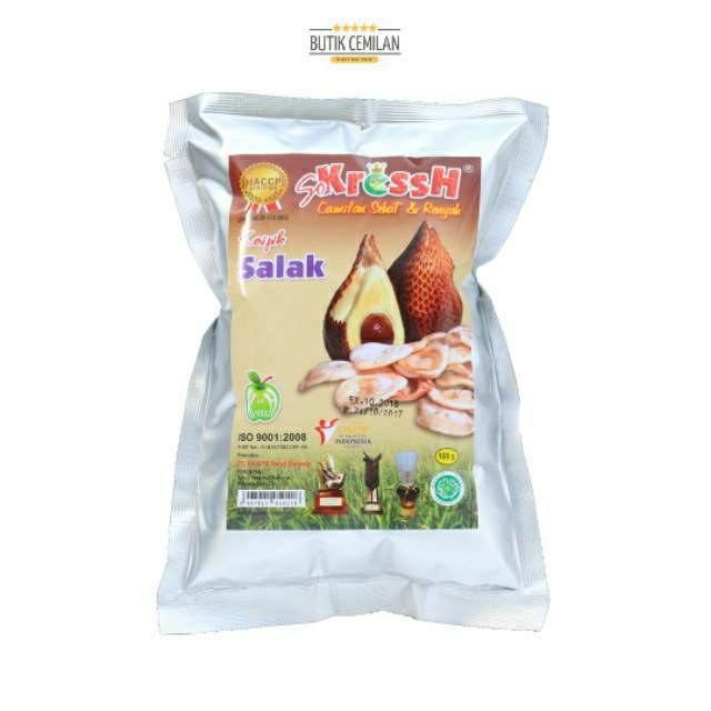 

Keripik Buah Salak Sokressh 100gr FREE PACKING KARDUS