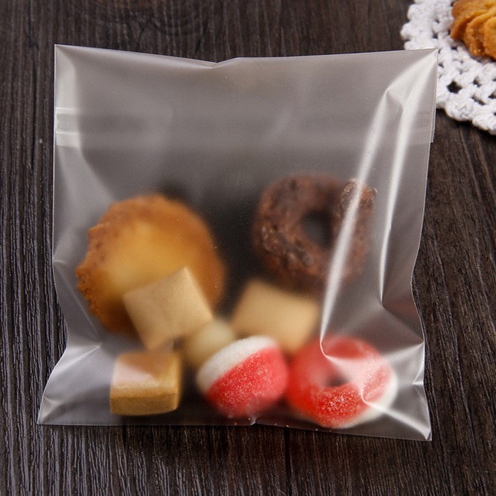 Plastik Opp Seal 11 x 12 tempat bungkus roti, kue, donat