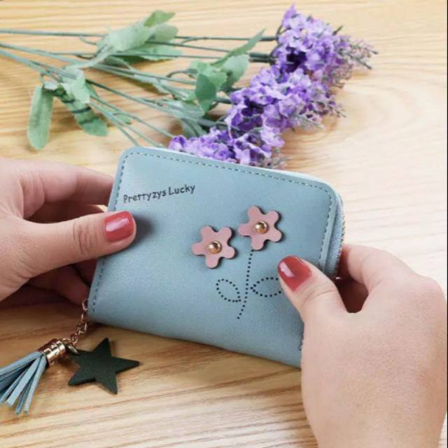 Dompet wanita korean fashion prettyzys lucky