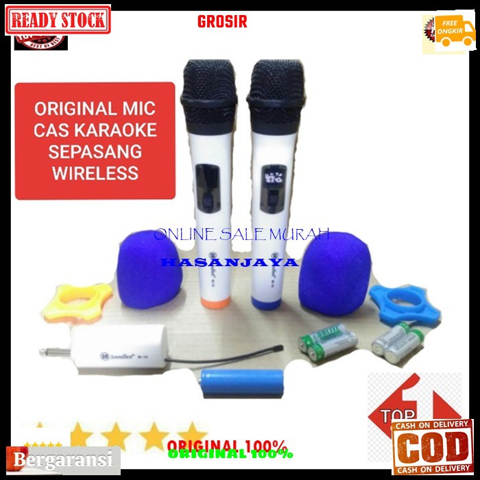 G24 Soundbest dobel mic wireless receiver cas original 100% casan mik microphone mikrophone wireles pro audio sound sistem vokal vocal karaoke profesional panggung asli ori  BISA SEGALA JENIS AUDIO SOUND RECEIVER PAKE BATERAI CAS 18650 BONUS BUSA MIC DAN