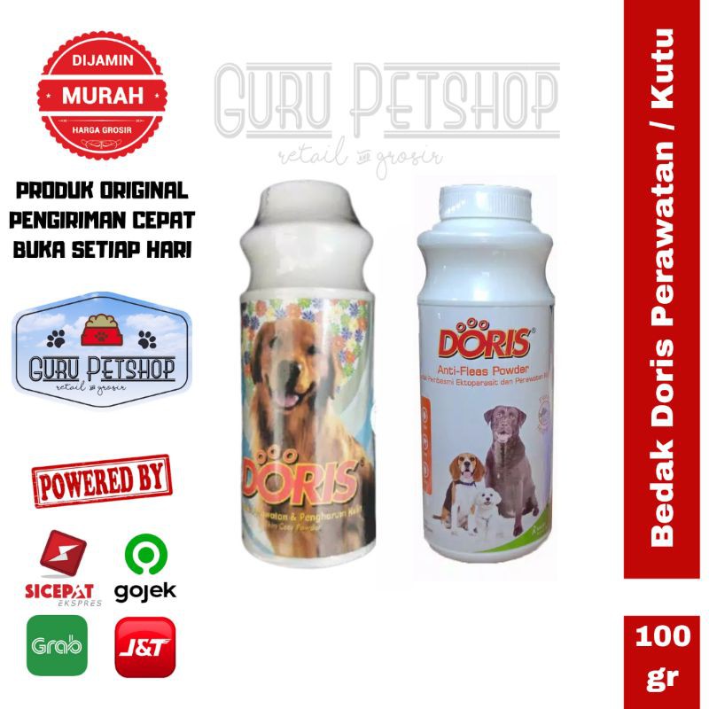 Bedak Doris Anti Kutu 100gr / Bedak Doris Skin Care 100gr