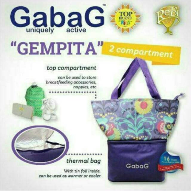 TAS COOLER BAG GABAG GEMPITA /TAS ASI GABAG/COOLER BAG GABAG
