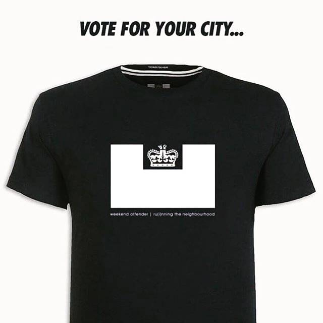 Tshirt Kaos Distro Weekend Offender City Series Nama Kota Pria Wanita