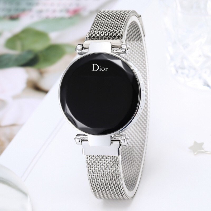 JAM TANGAN DIGITAL LED WANITA TERBARU JAM MAGNET WANITA RANTAI MEWAH LUXURY