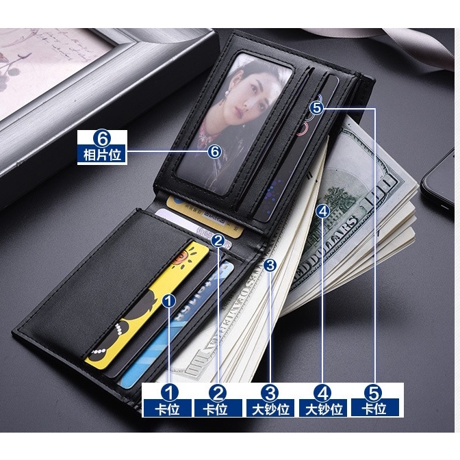 DOMPET LIPAT PRIA KECIL ORIGINAL DEABOLAR KULIT PREMIUM HITAM CREEK WA343B5 IMPORT BRANDED KEREN COWOK MURAH